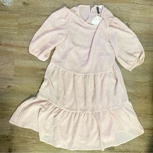 Girls Divided Casual H&M XS (4-5) pink long dress flare out bottom